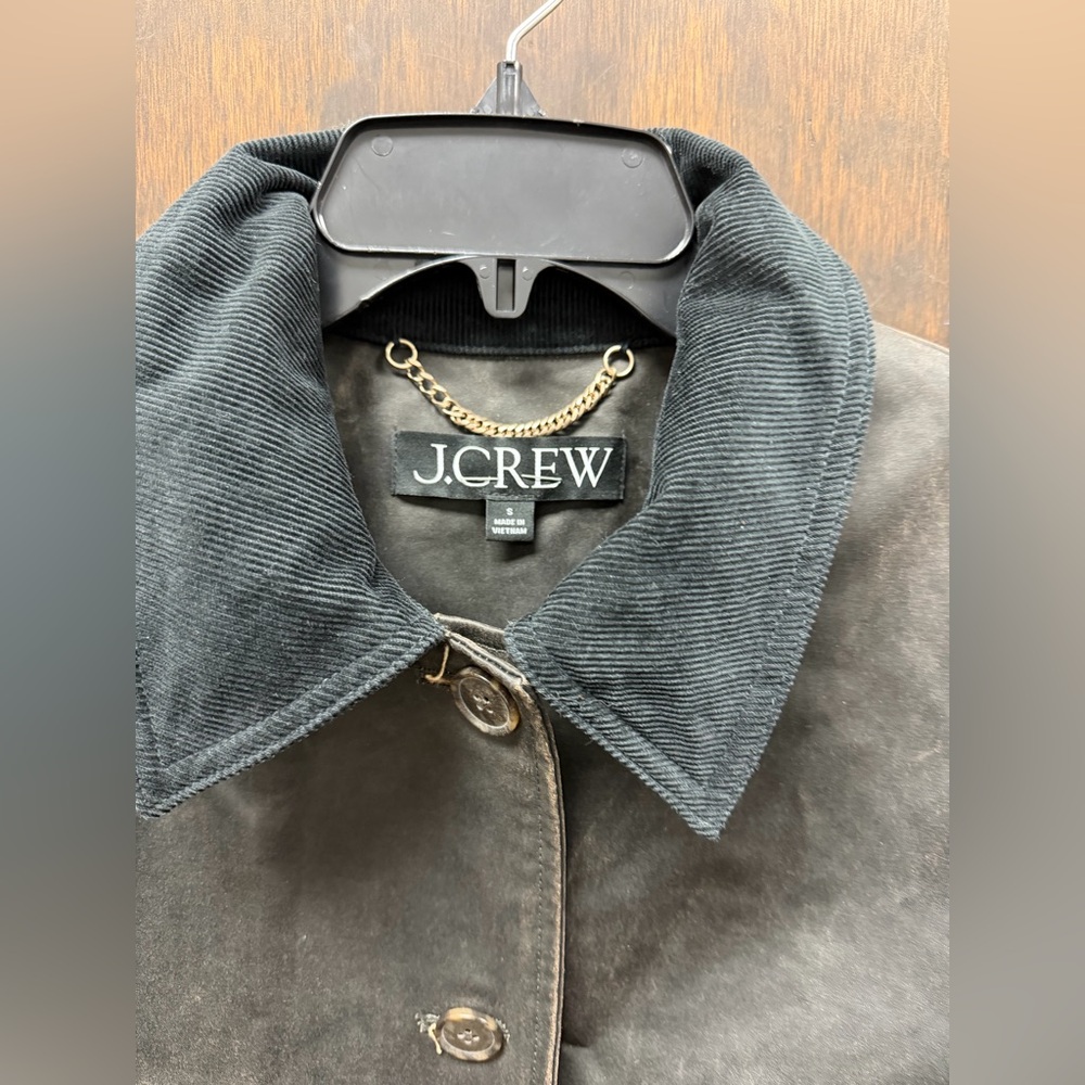 J‎ CREW SMALL Coated Barn Jacket $278 - Picture 4 of 5